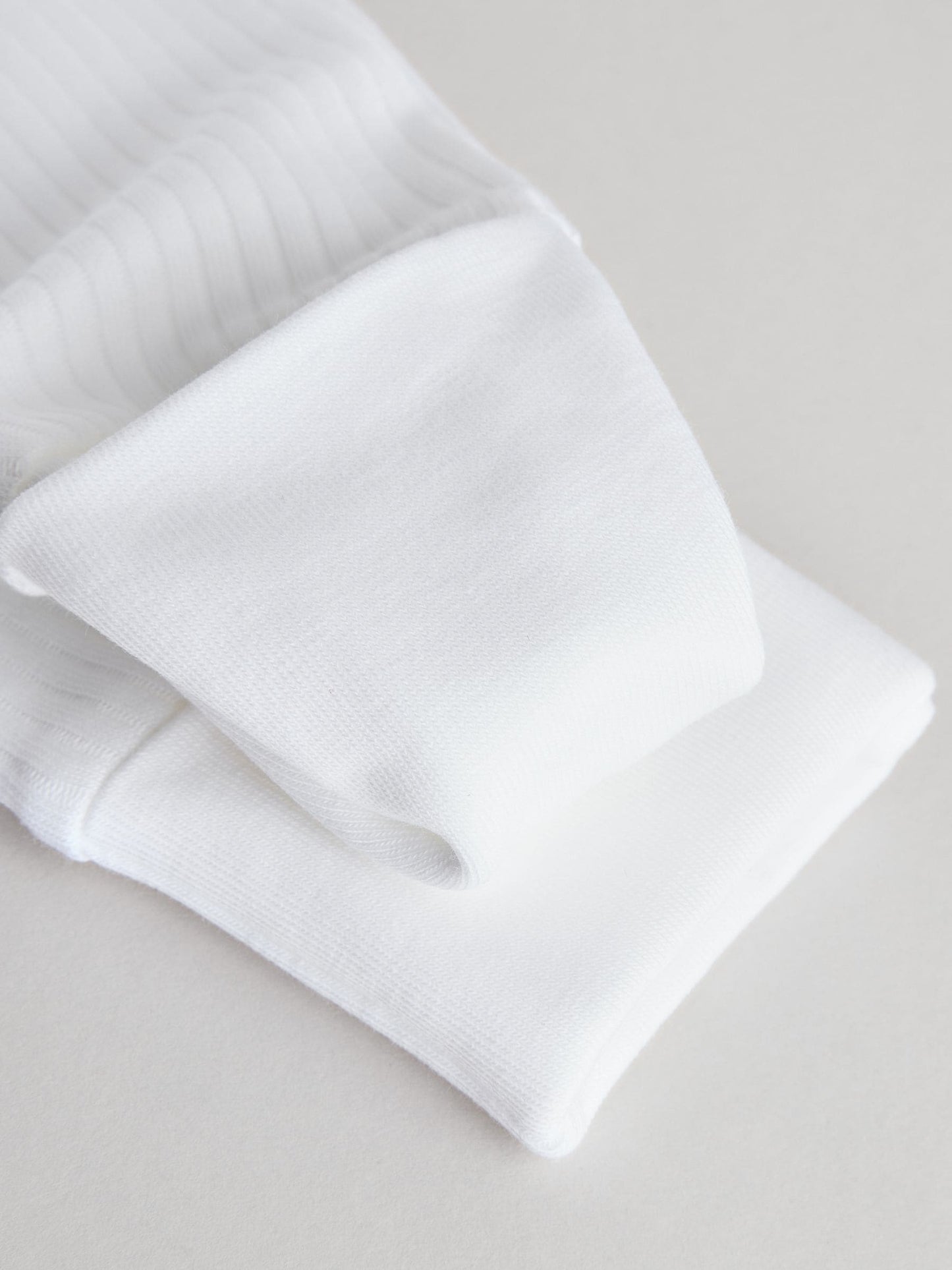 White 100% Cotton Two Way Zip Baby Footless Sleepsuits 3 Pack (0mths-2yrs) image 8