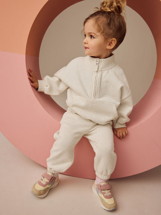 Oatmeal Cuffed Sweat Joggers (3mths-7yrs) image 2