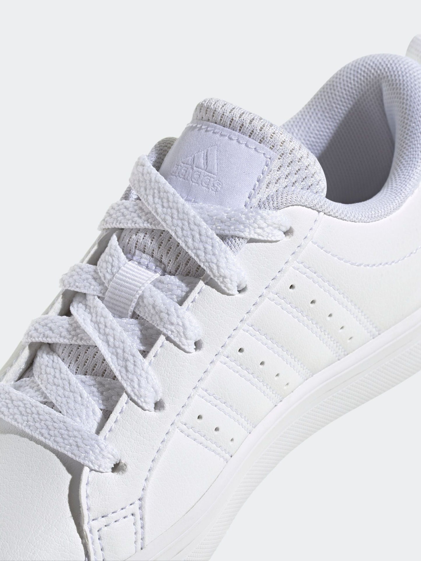 adidas White Lace Up VS Pace 2.0 Kids Trainers image 8
