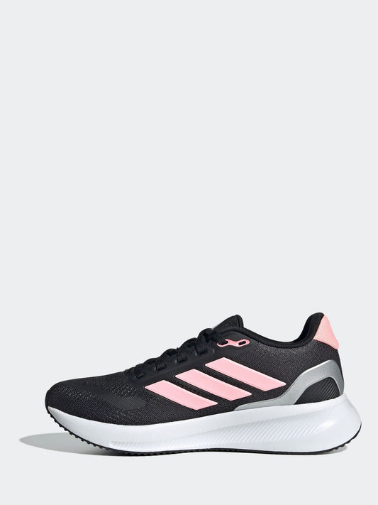 adidas Black/Pink Runfalcon 5 Lace Running Junior Trainers image 2