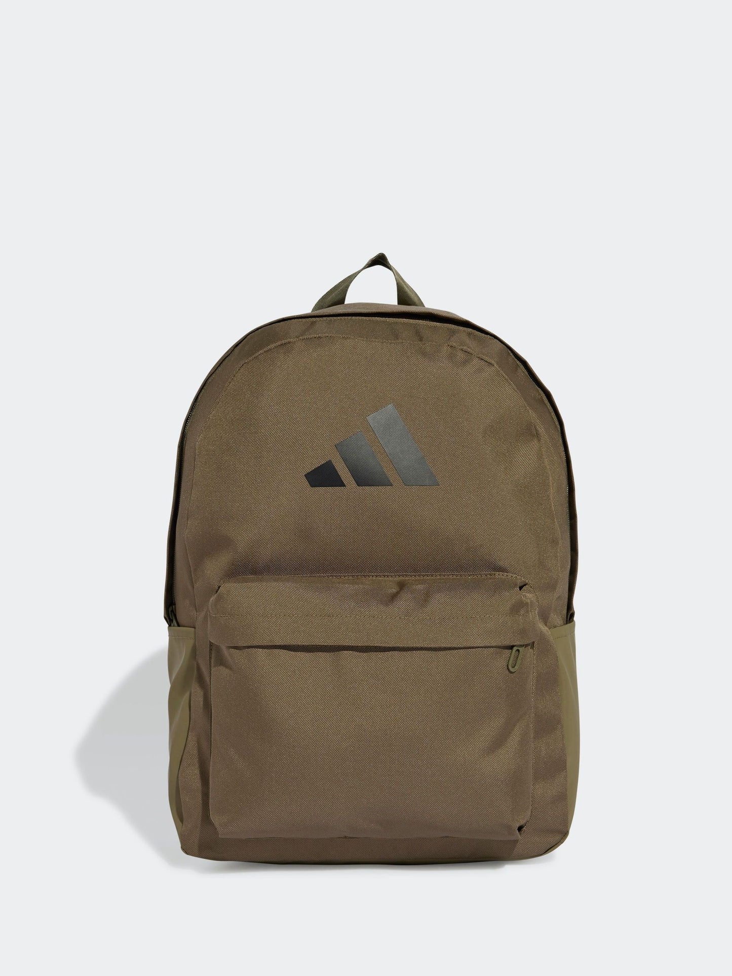 adidas Light Brown Classic 3 Bar Logo Backpack image 1