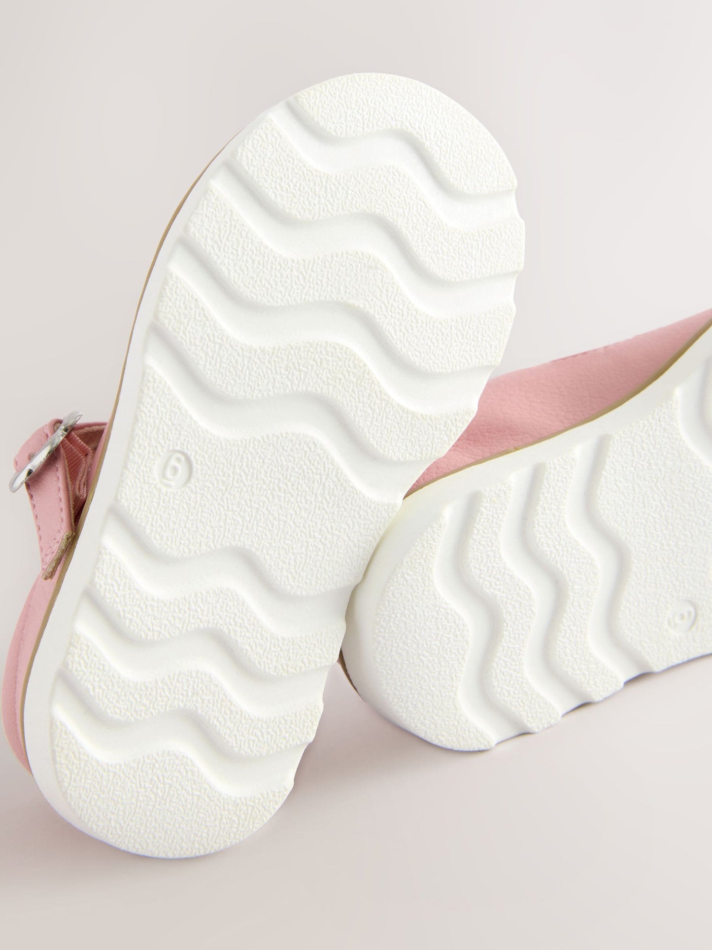Pink Standard Fit (F) T-Bar Shoes image 9