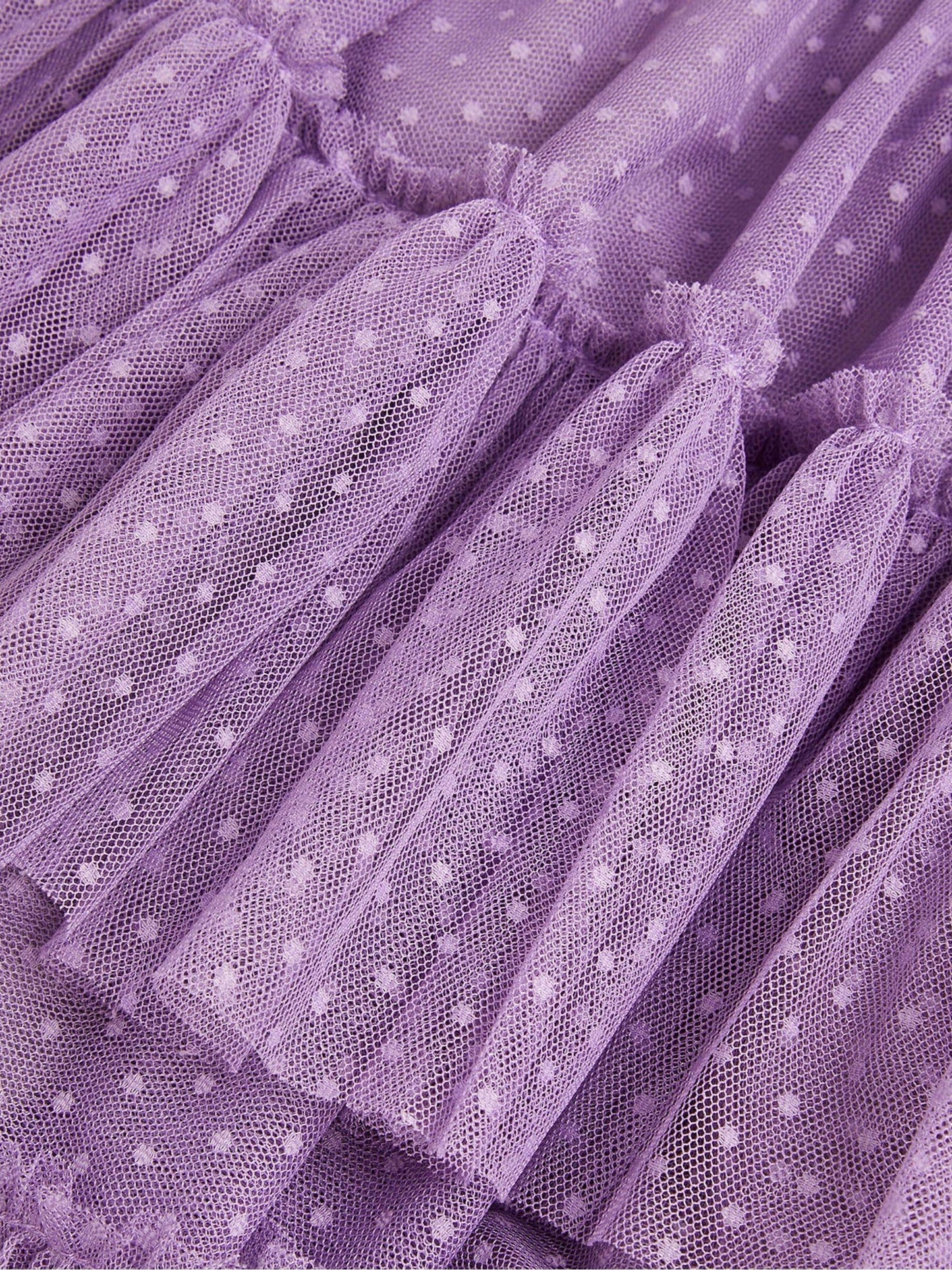 Dsiney Kidz - Monsoon Purple Ruffle Tiered Tulle Dress image 3