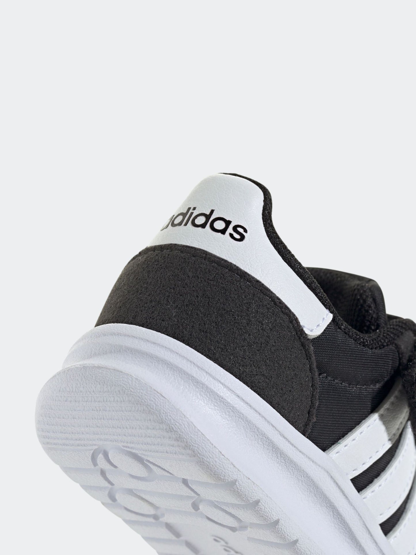 adidas Black/White Run 70s 2.0 Hook and Loop Infant Trainers image 10