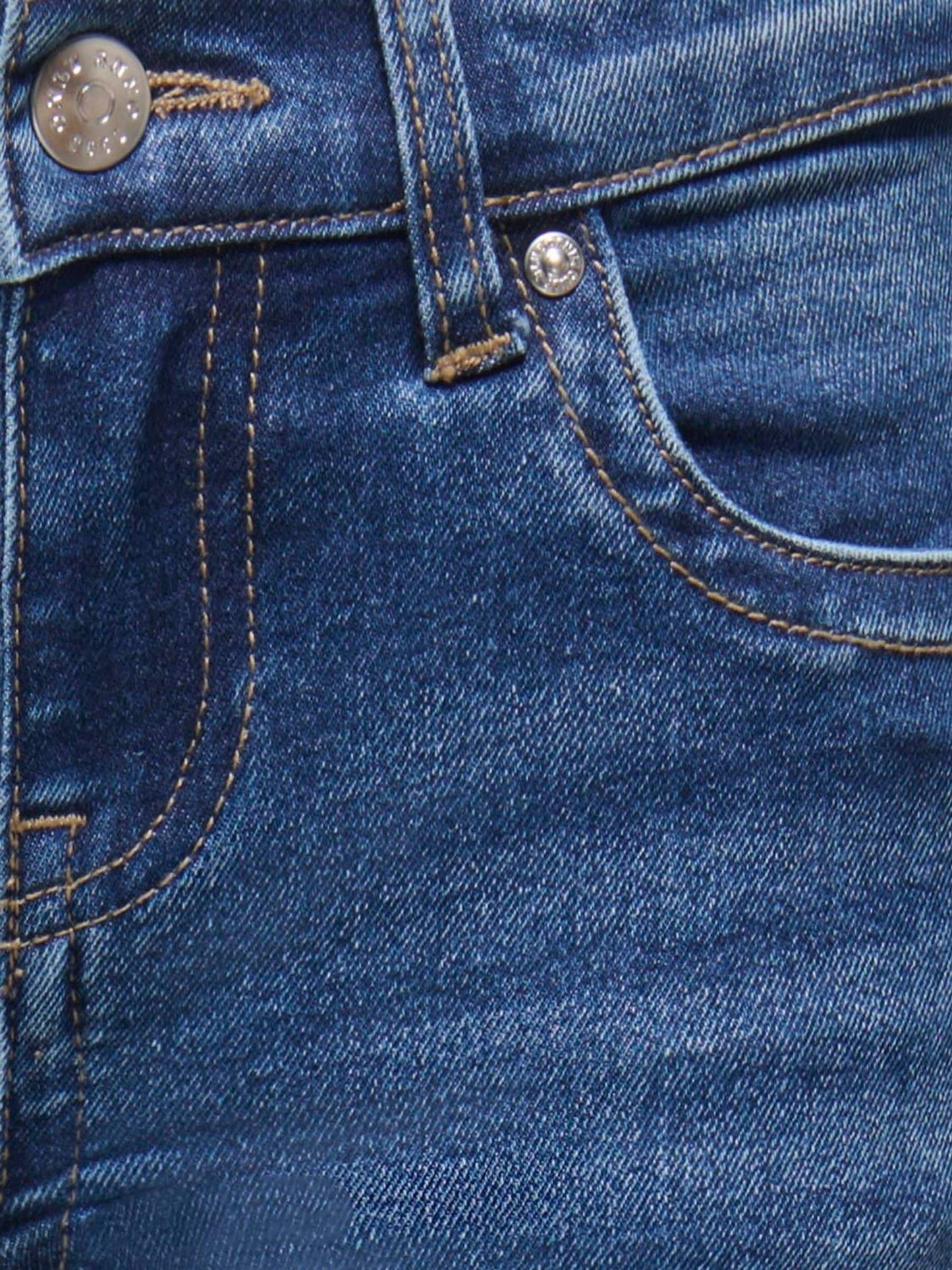 Dsiney Kidz - ONLY KIDS Blue Low Waist Flared Jeans With Back Pocket Detail And Stretch image 5