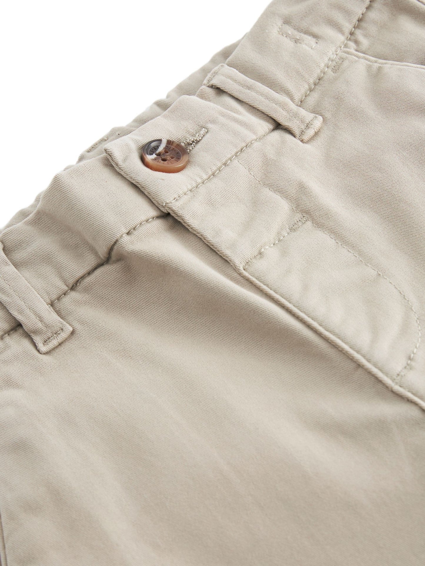 Navy/Stone Stretch Chino Trousers 2 Pack (3mths-7yrs) image 5