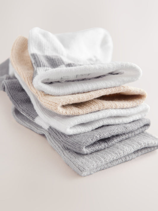 Grey Elephant Baby Socks 5 Pack (0mths-2yrs) image 3
