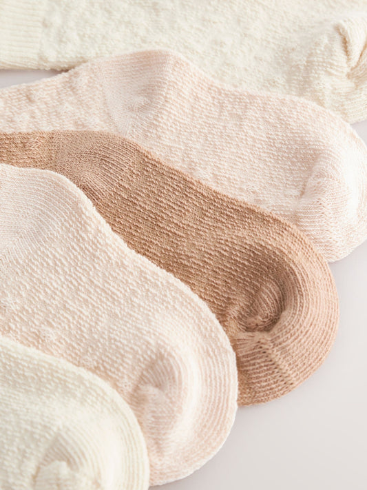 Neutral Baby Socks 5 Pack (0mths-2yrs)