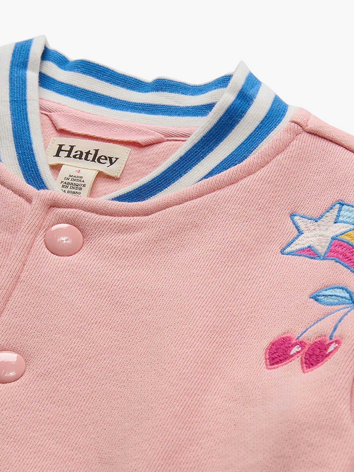 Dsiney Kidz - Hatley Pink Blossom Varsity Bomber Jacket image 4