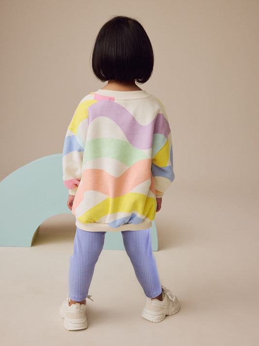 Rainbow Sweatshirt and Leggings Set (3mths-7yrs) image 2