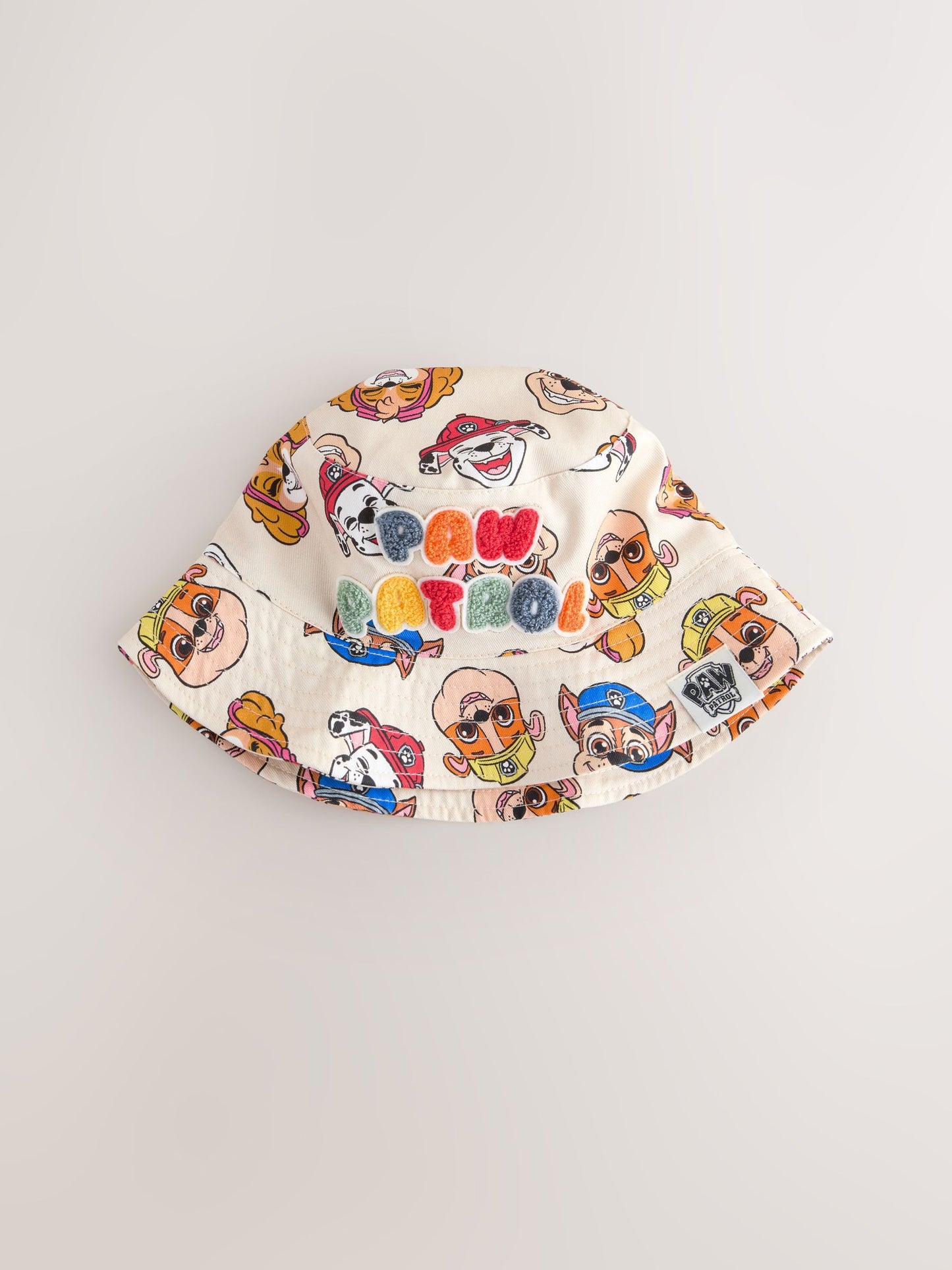 Dsiney Kidz - Cream Paw Patrol Bucket 100% Cotton Hat (1-10yrs) image 4