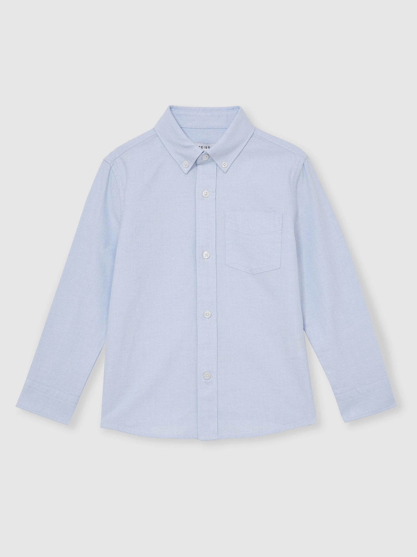 Reiss Soft Blue Greenwich 13-14 yrs Button Down Oxford Shirt image 1