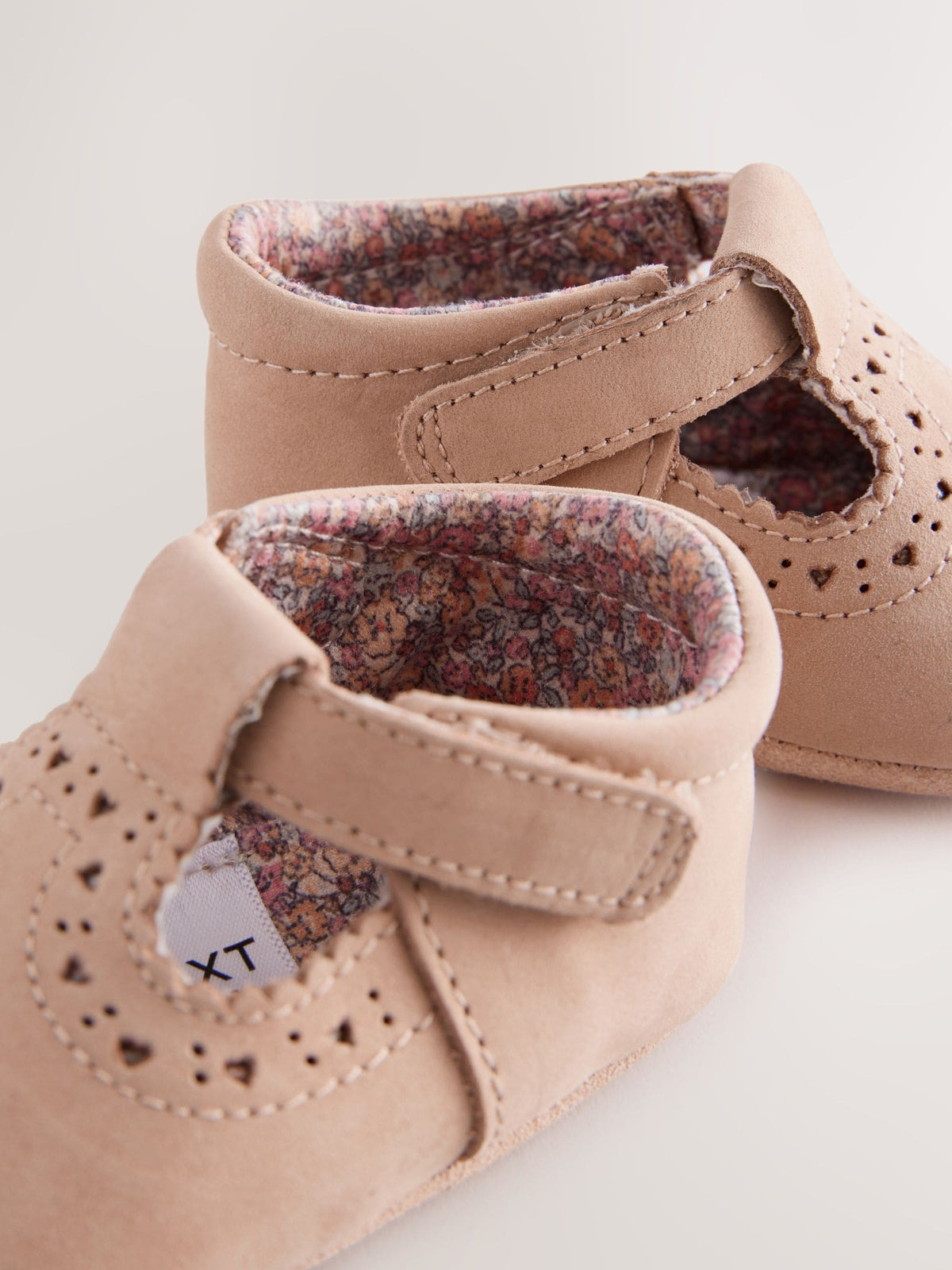 Dsiney Kidz - Tan Leather Baby T-Bar Shoes (0-24mths) image 5