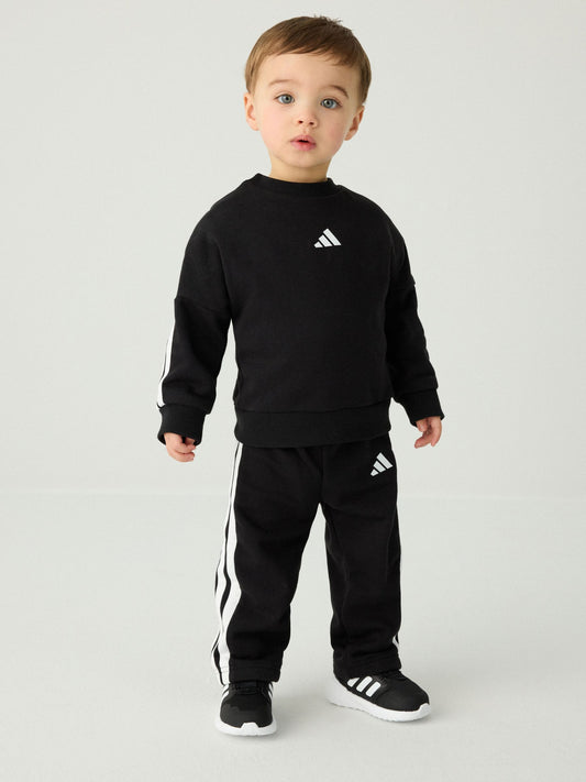 Dsiney Kidz - adidas Black Essentials Infant Kids Joggers Set image 2