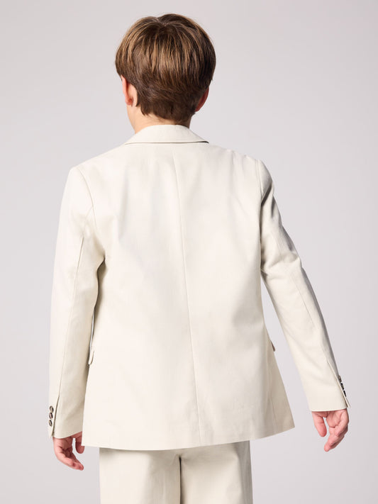 smALLSAINTS Beige Boys Relaxed Fit Sainte Suit Jacket - image 2