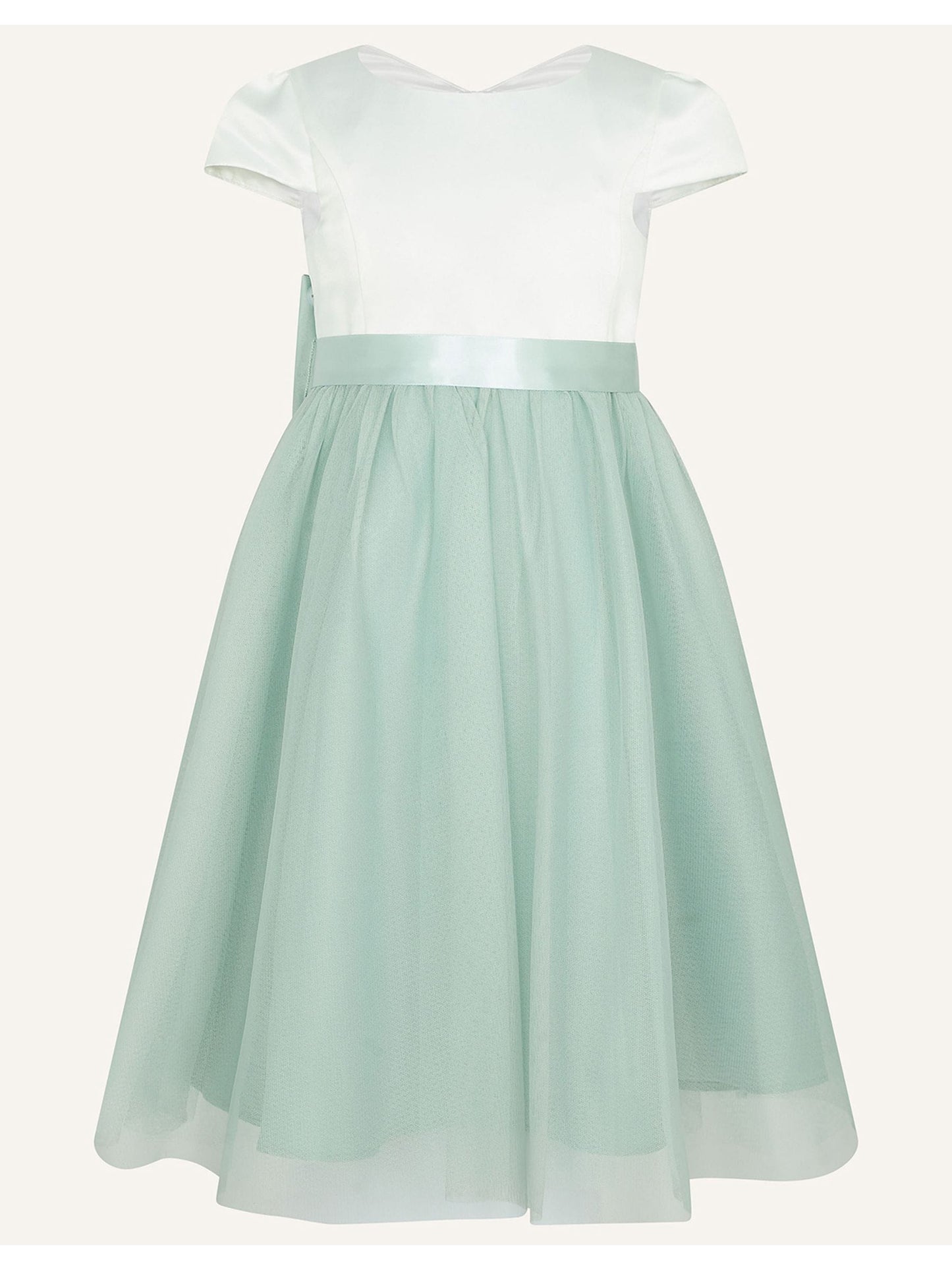 Dsiney Kidz - Monsoon Sage Green Tulle Bridesmaid Dress image 4