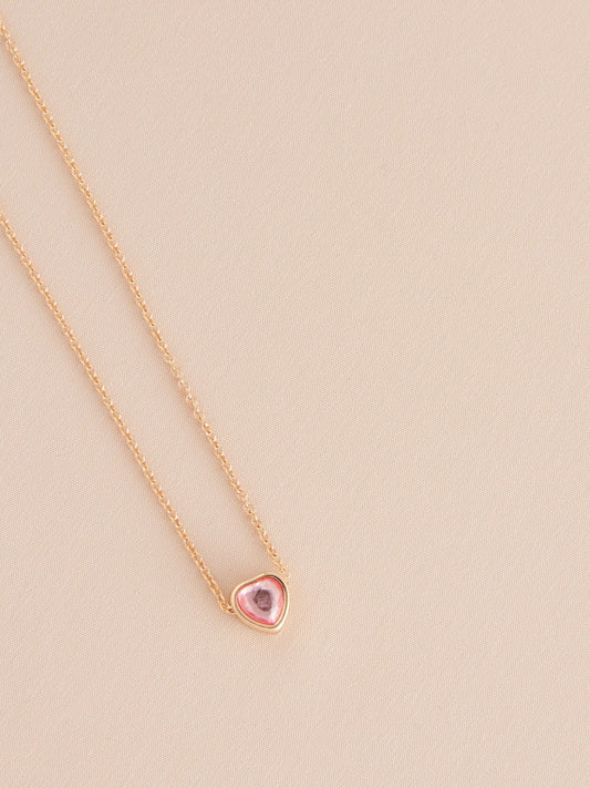 Gold Tone Birthstone Necklace image 3