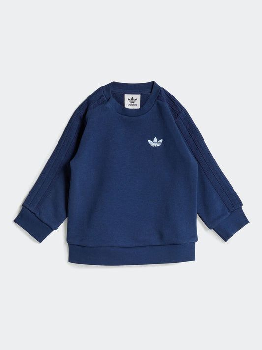 Dsiney Kidz - adidas originals Blue Sweatshirt and Denim Legging Set Infant Kids image 2