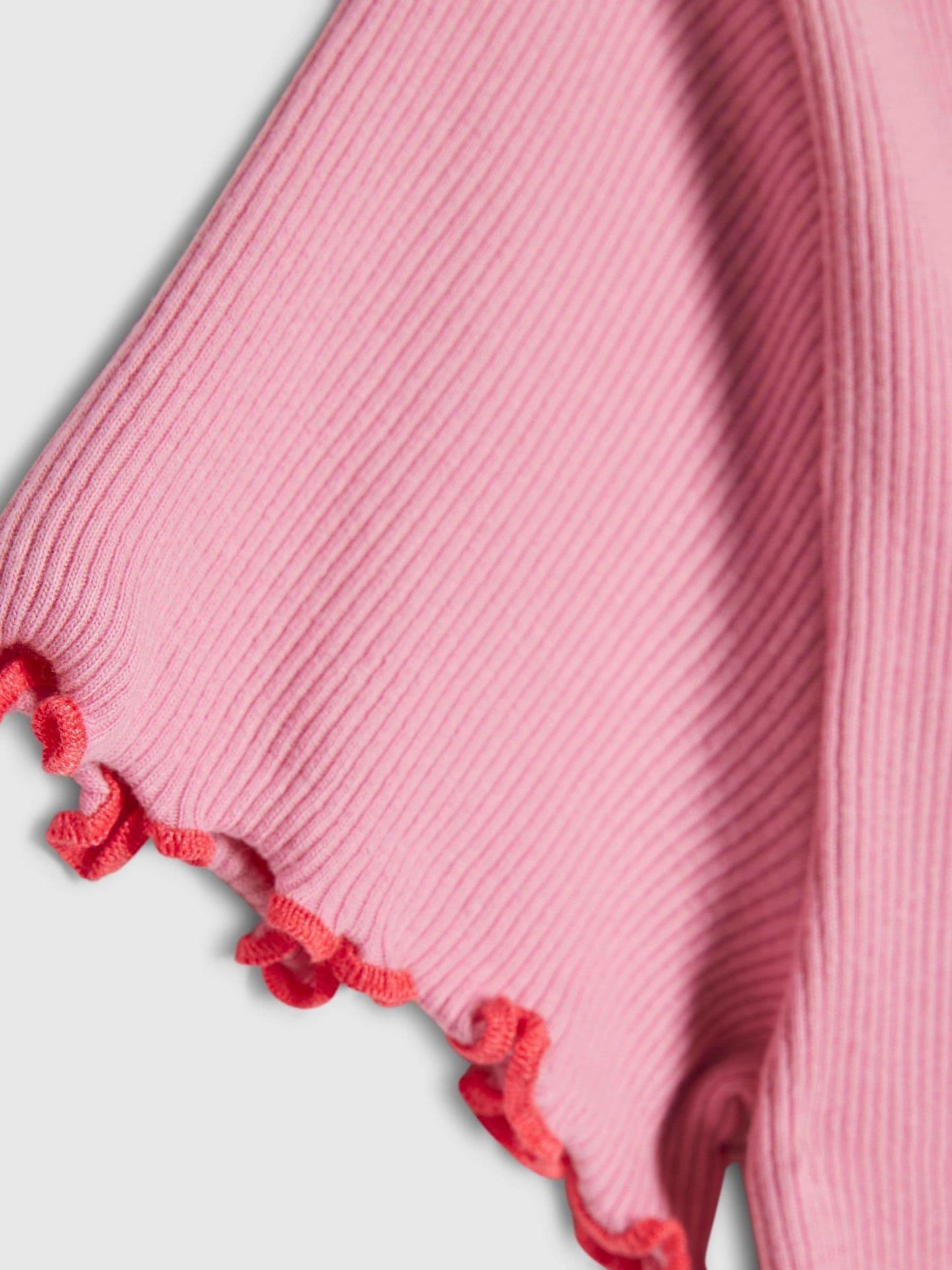Dsiney Kidz - River Island Pink Hotfix Flower Lettuce T-Shirt image 4