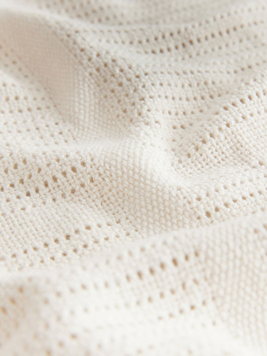 2 Pack Natural Cotton Baby Cellular Blankets image 2