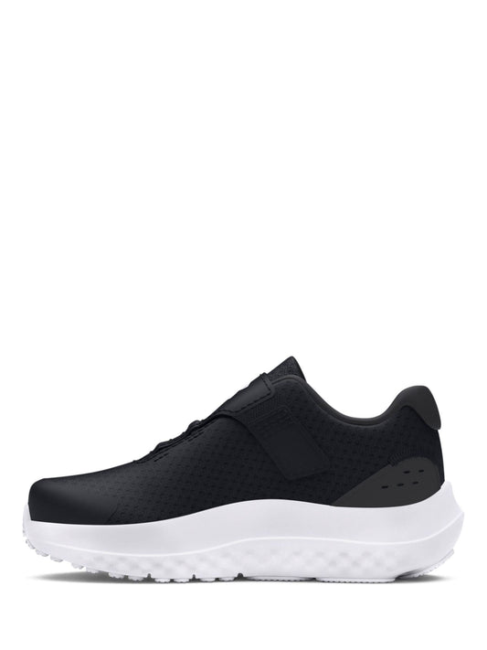 Under Armour Black/White Surge 4 Trainers image 2