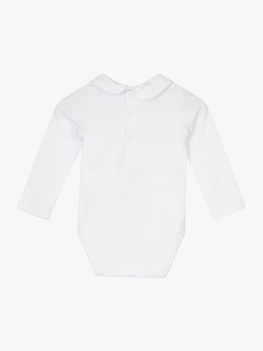 Trotters London White Little Milo Guardsman Bodysuit image 2