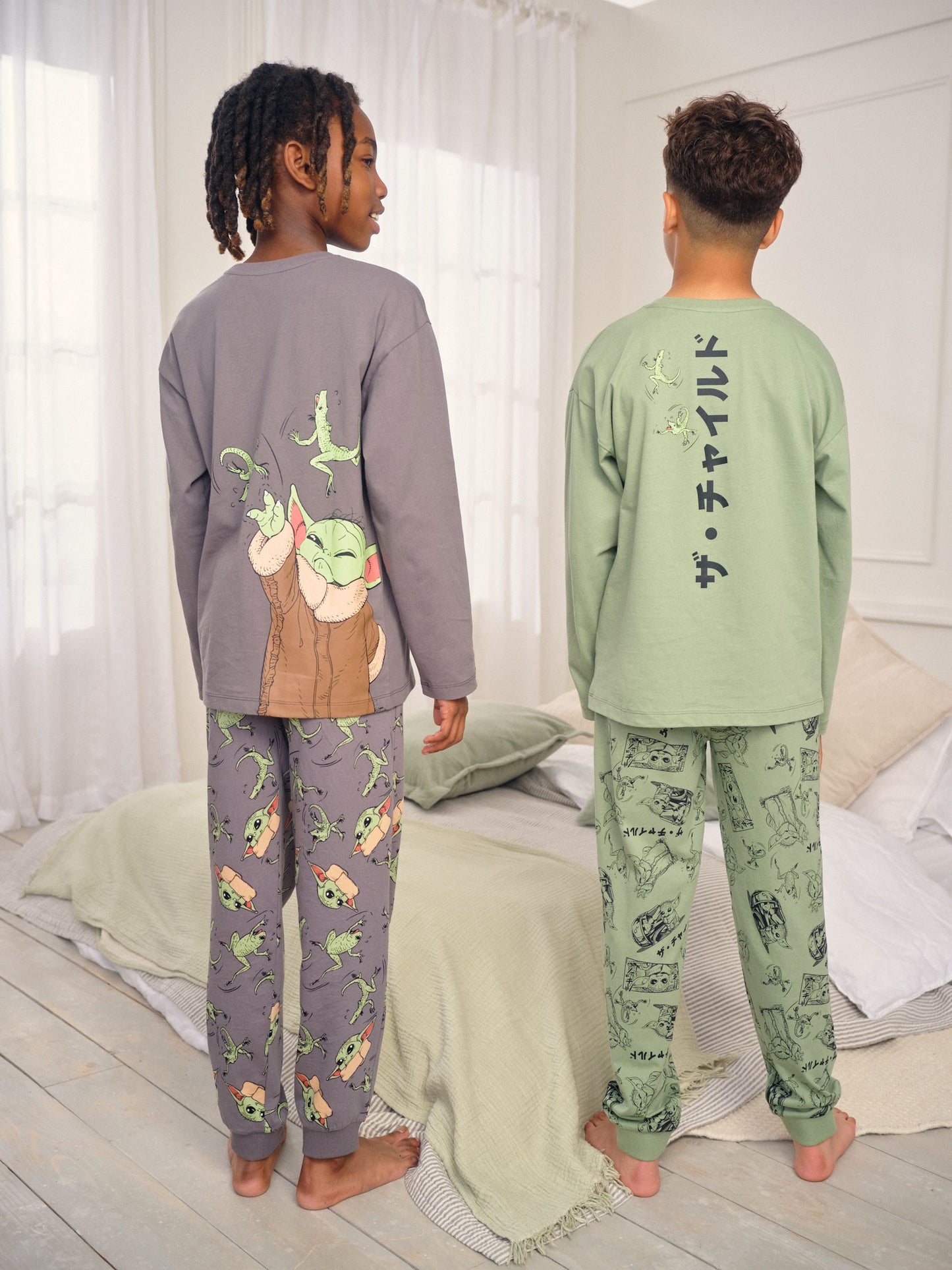 Green Jogger Pyjamas 2 Pack (3-14yrs) image 3