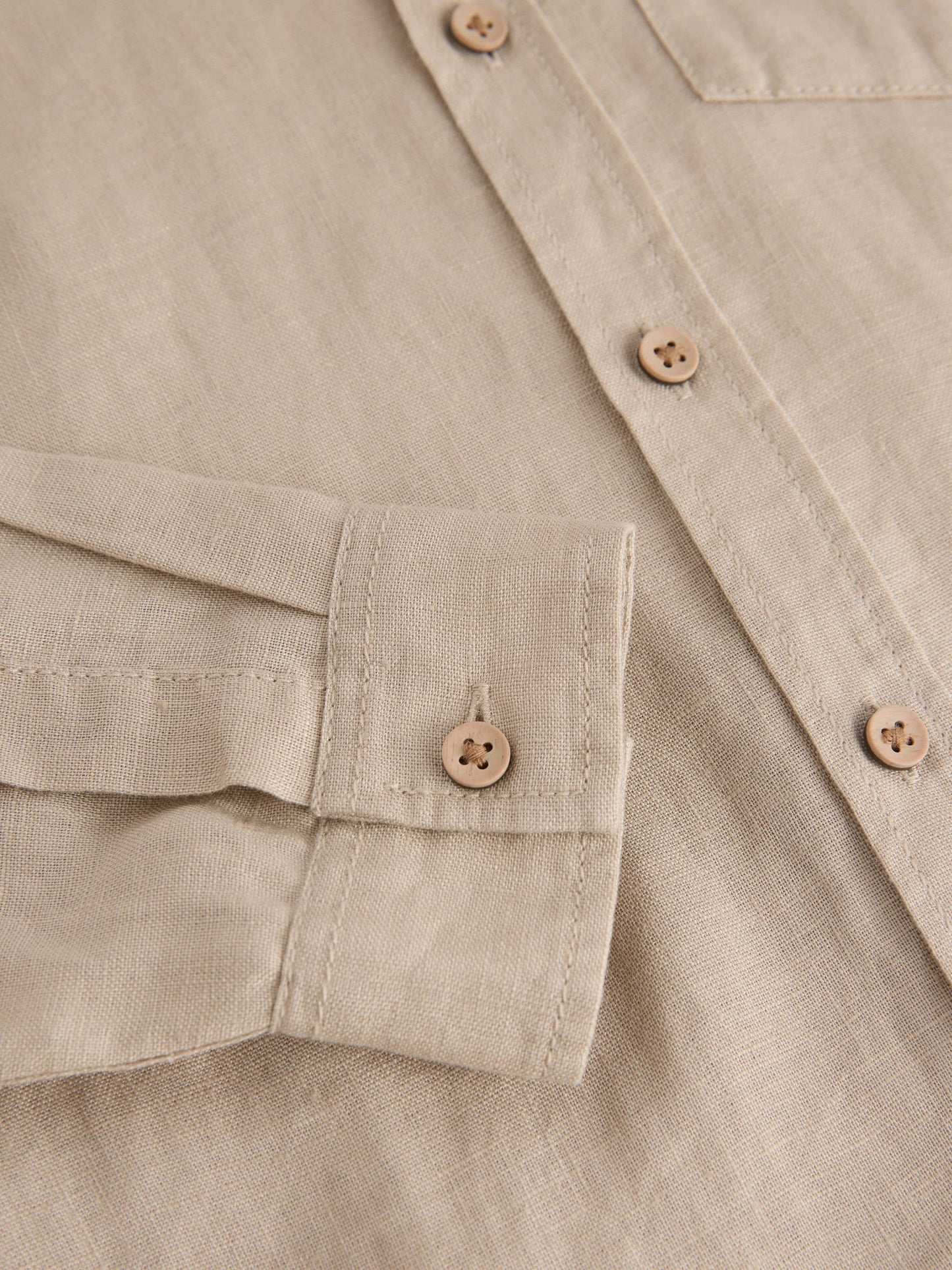 Dsiney Kidz - Neutral Long Sleeve Linen Shirt (3-16yrs) image 8