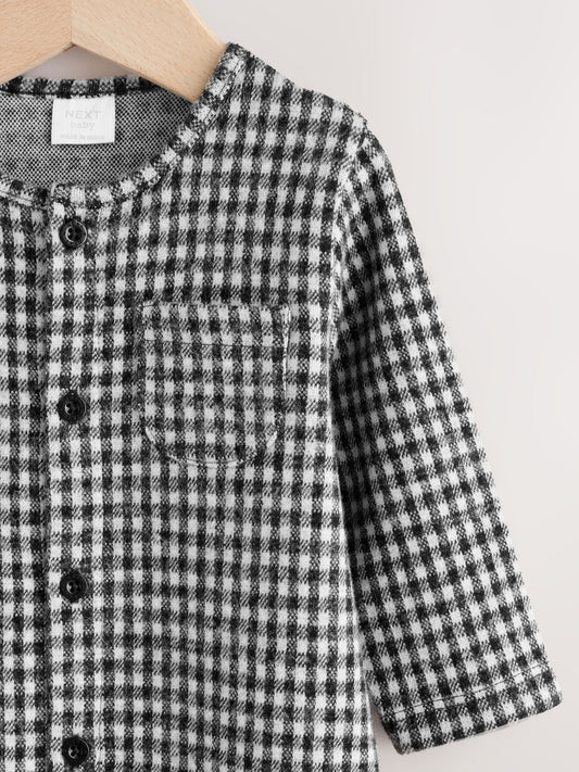 Black White Check Baby Romper (0mths-2yrs) image 3