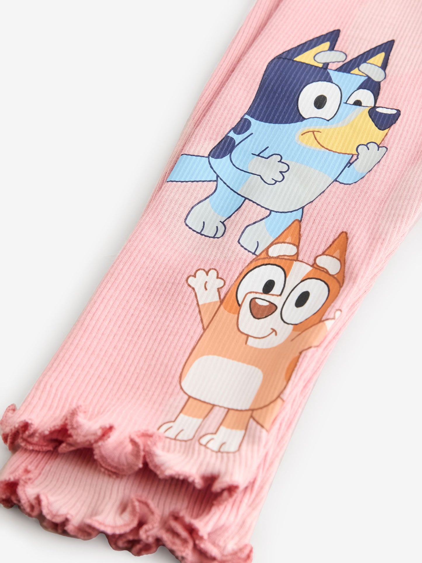 Character Pink Bluey And Bingo Long Sleeve Top And Leggings Set image 7
