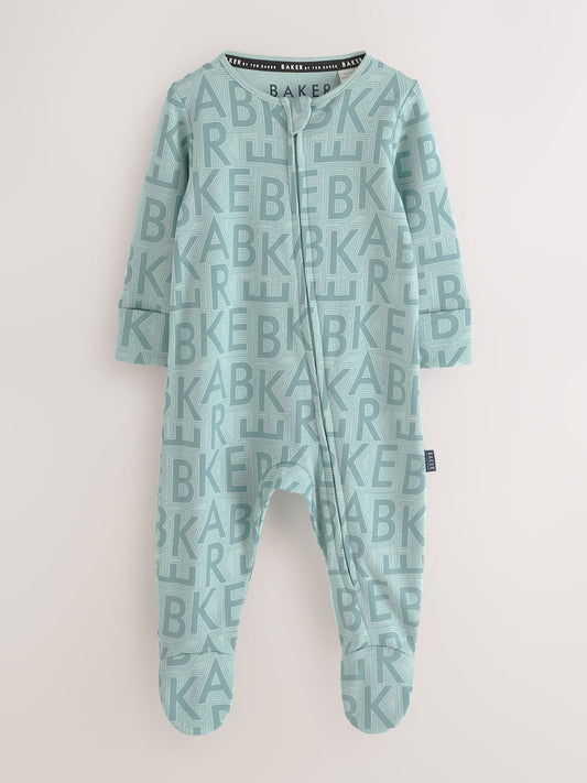 Baker by Ted Baker 3 Pack Sleepsuits image 2