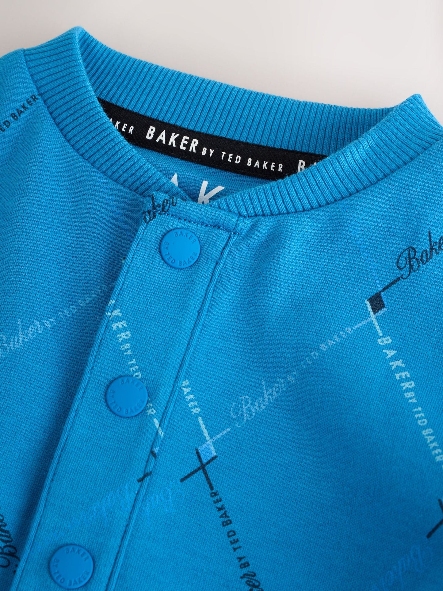 Baker by Ted Baker Navy Blue and Grey Sleepsuits 3 Pack