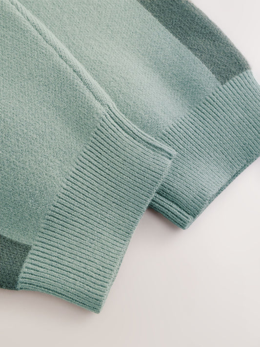 Baker by Ted Baker Colourblock Knitted Sweatshirt and Joggers Set image 3