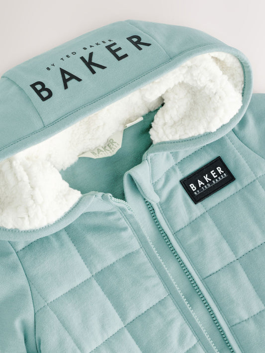 Baker by Ted Baker Quilted Jacket T-Shirt and Trousers 3 Piece Set image 3