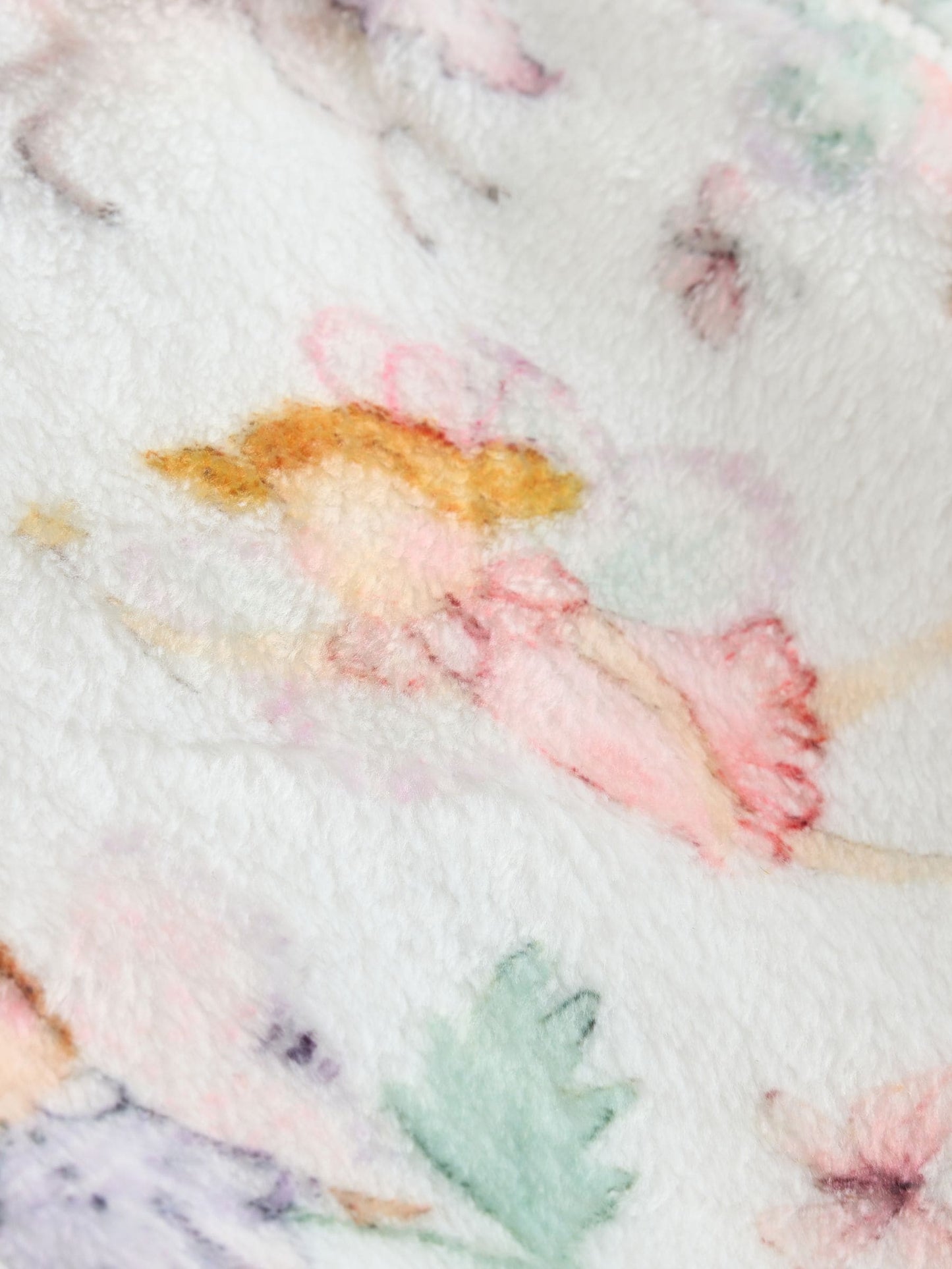 Cream Baby Fleece Sleepsuit