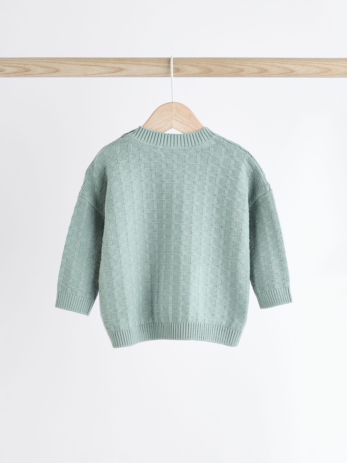 Mineral Baby Textured Knitted 100% Cotton Jumper and Leggings Set (0mths-3yrs) image 8