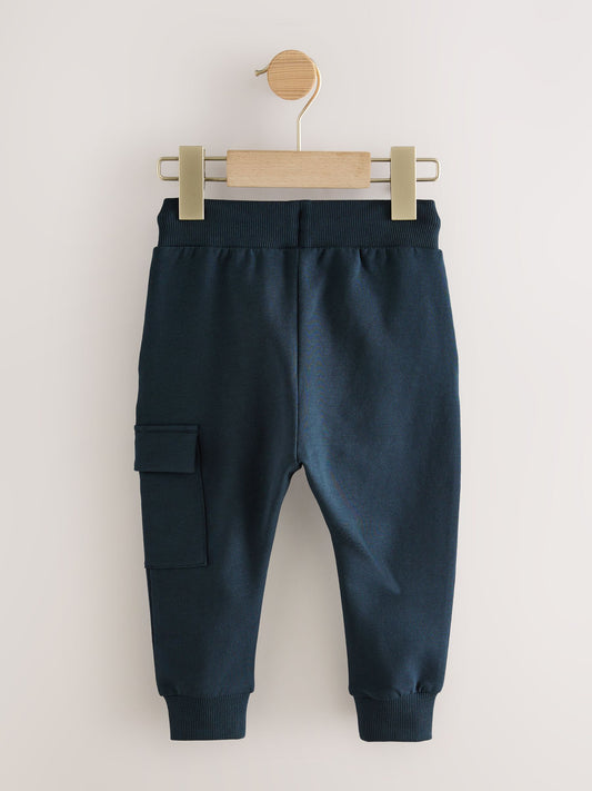 Navy Blue Skinny Utility Joggers (3mths-7yrs) image 2