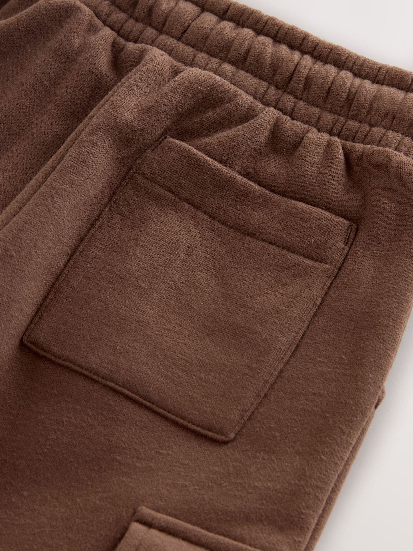 Chocolate Brown Soft Touch Jersey Utility Joggers (3mths-7yrs) image 4