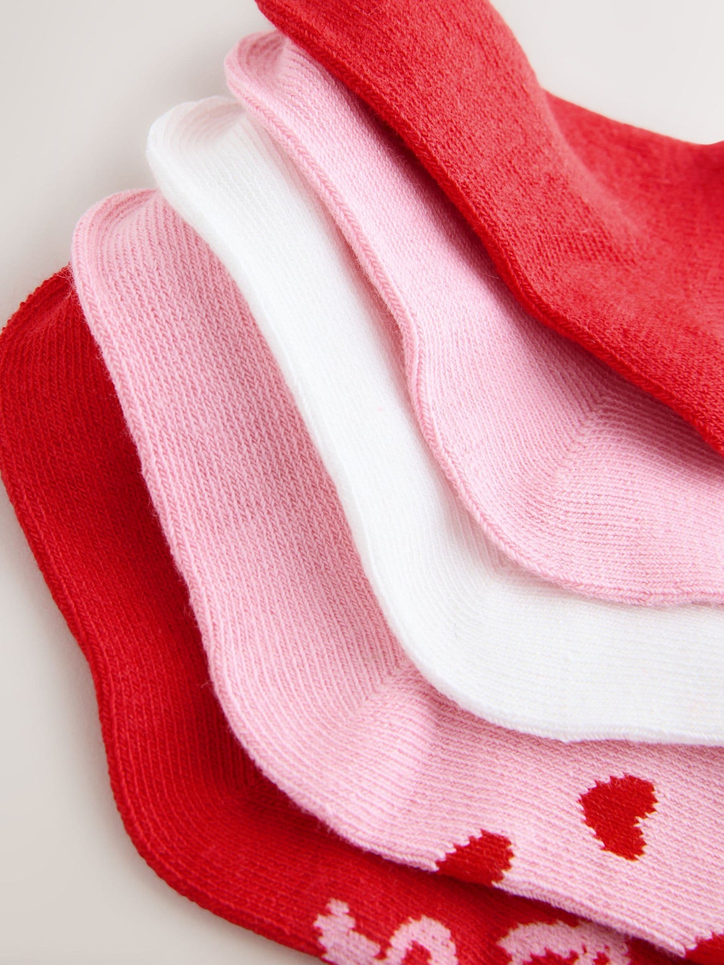Red Bow Baby Socks 5 Pack (0mths-2yrs) image 3