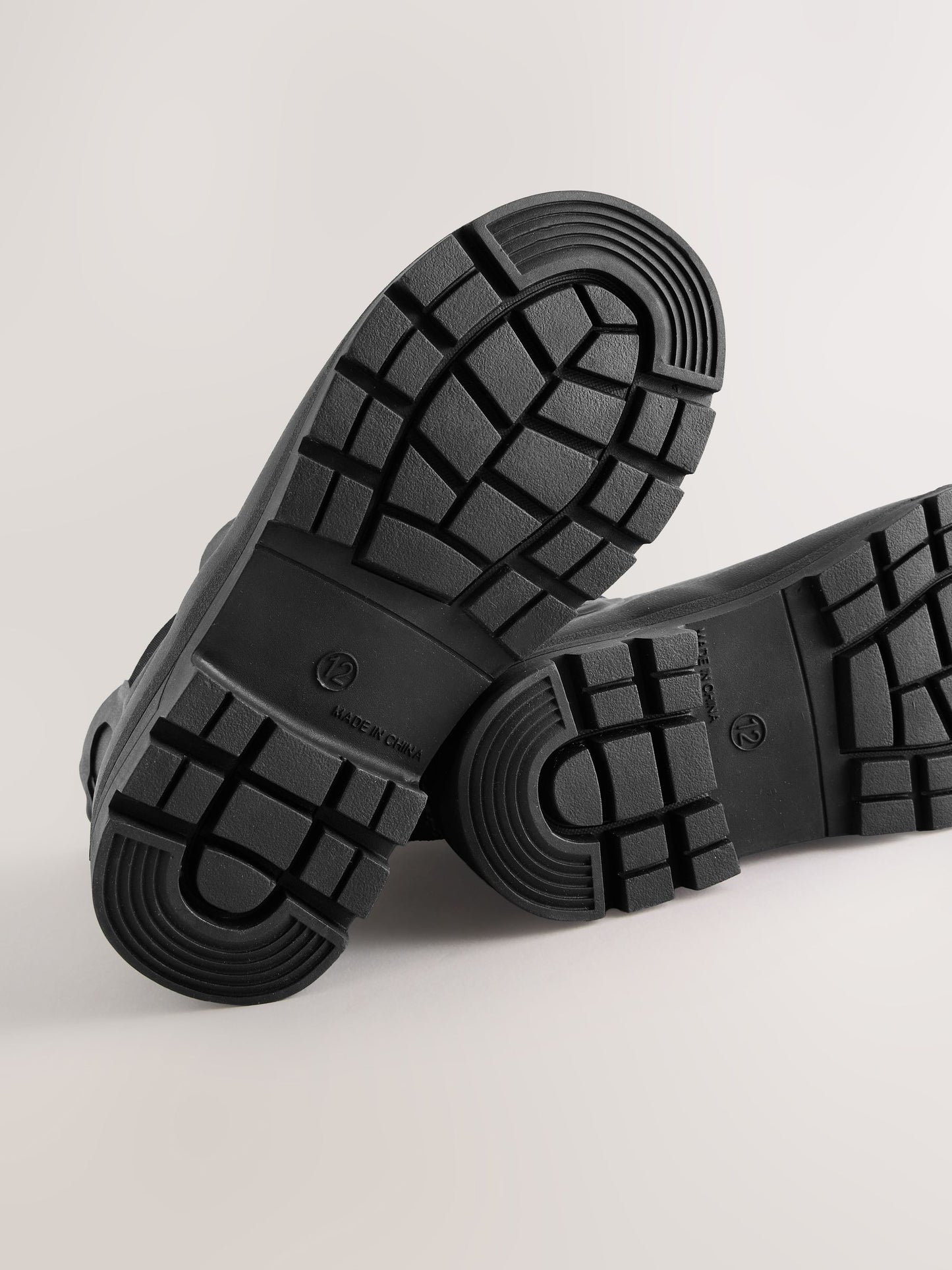 Black Warm Lined Ankle Wellies image 5