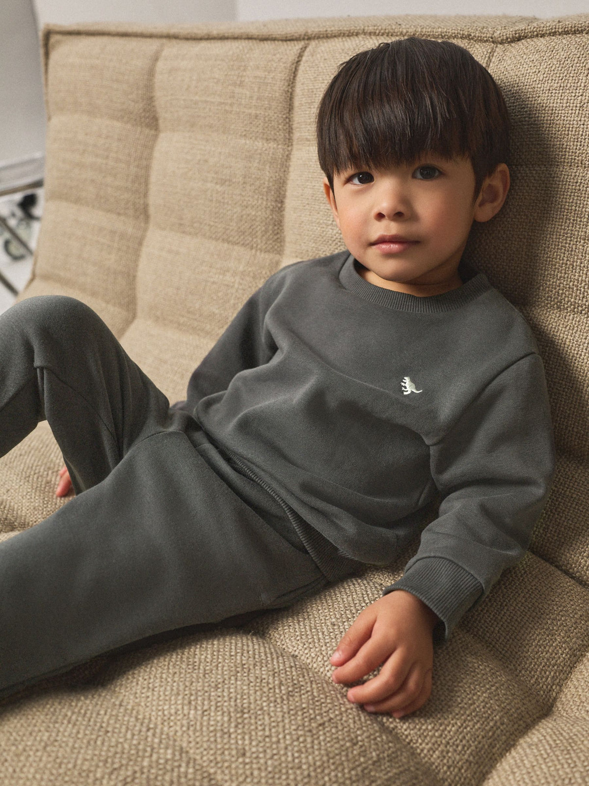 Dsiney Kidz - Charcoal Grey Logo Sweatshirt And Joggers Set (3mths-7yrs) image 3
