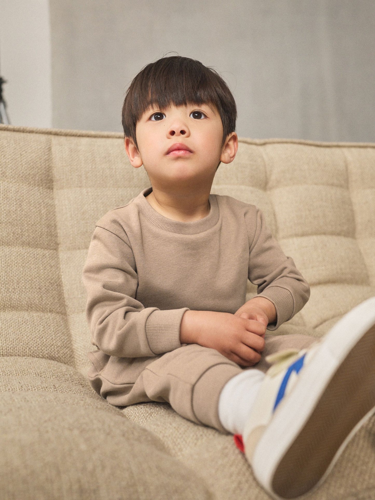 Stone Plain Sweatshirt And Joggers Set (3mths-7yrs) image 4