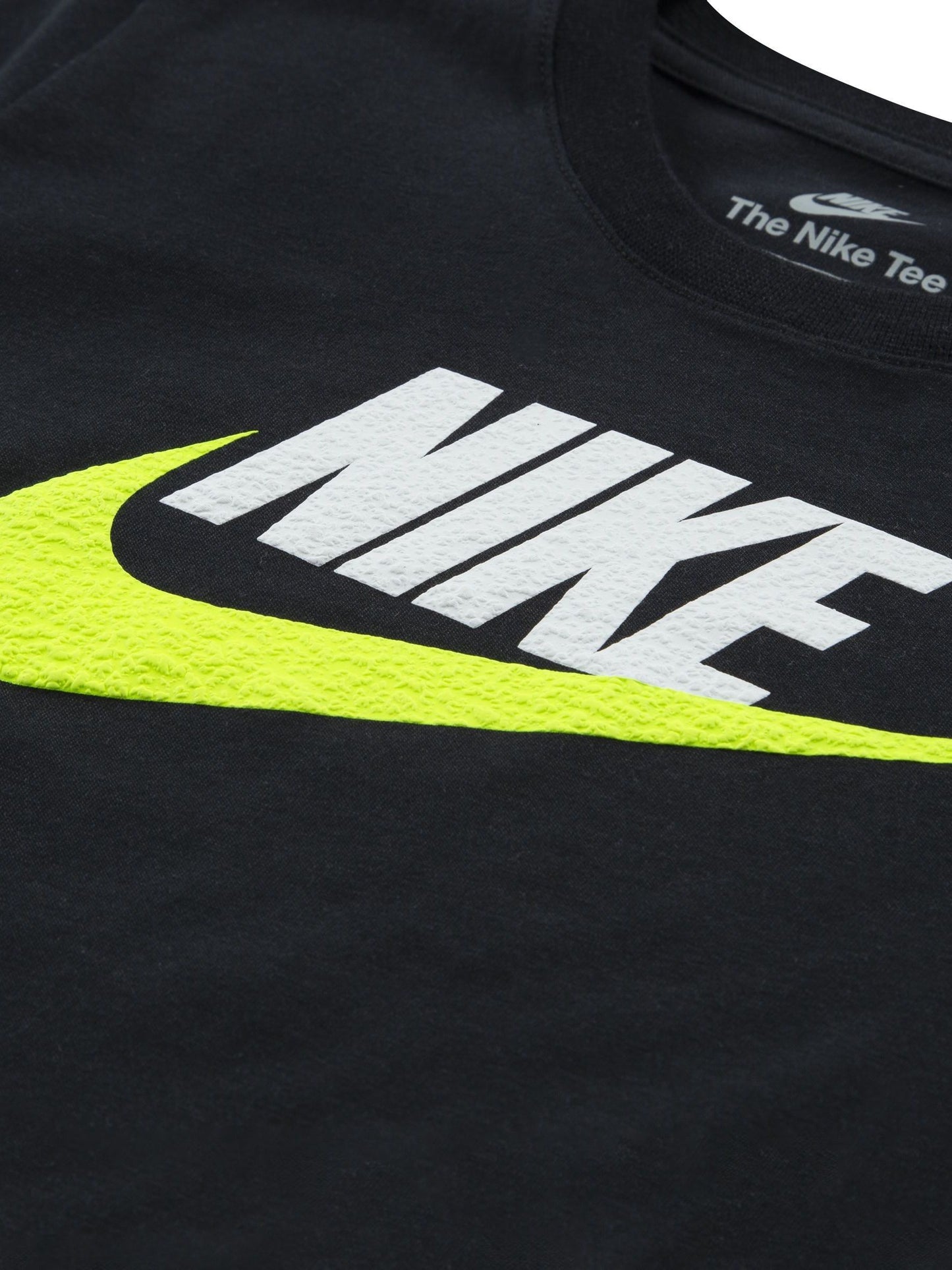 Nike Black/Volt Futura Little T-Shirt image 4