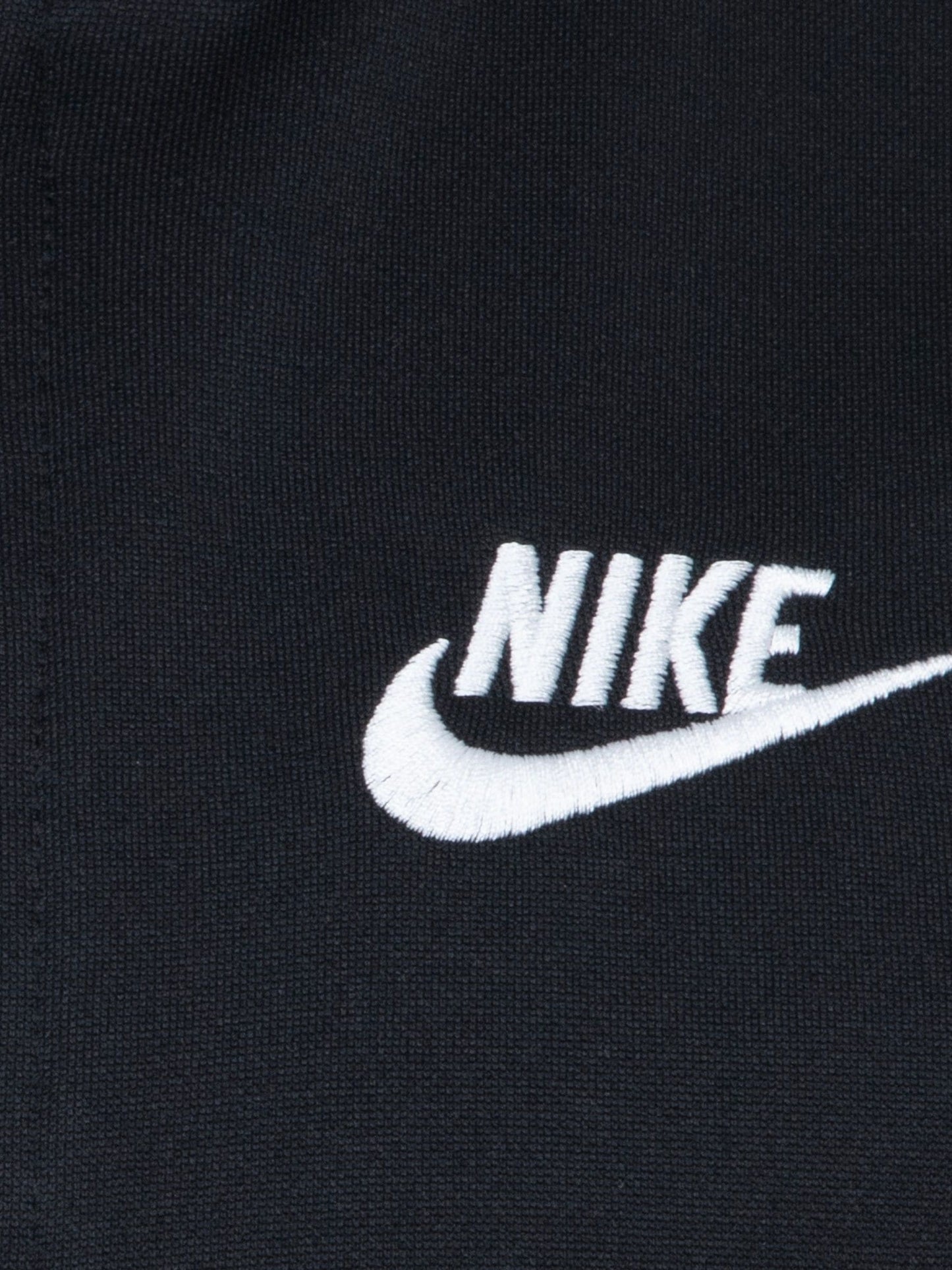 Nike Black Little Poly Full Zip Tape Logo Tracksuit Set image 5