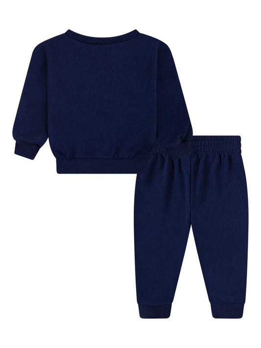 Dsiney Kidz - Nike Blue Infant Essential Fleece Crew Tracksuit image 2