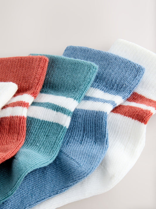Rust Brown Baby Socks 5 Pack (0mths-2yrs) image 3