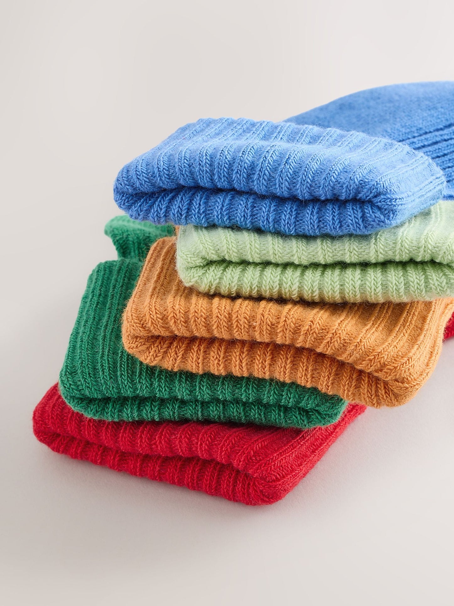 Multi Bright Baby Roll Top Socks 5 Pack (0mths-2yrs)