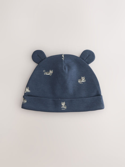 Multi Baby Beanie and Bibs 4 Piece Set (0-18mths) image 3