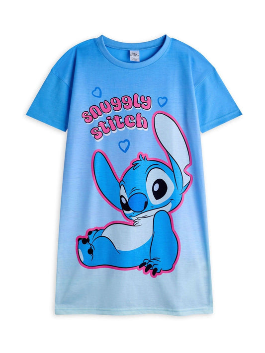Dsiney Kidz - Vanilla Underground Pink Girls Disney Stitch Night Dress 2 Pack image 2