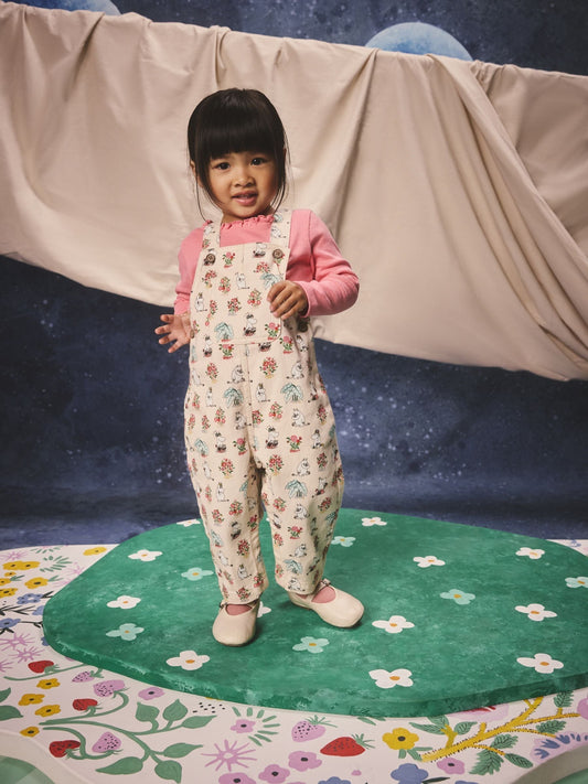 Pink Moomin Printed Dungarees and T-Shirt Set (3mths-7yrs)